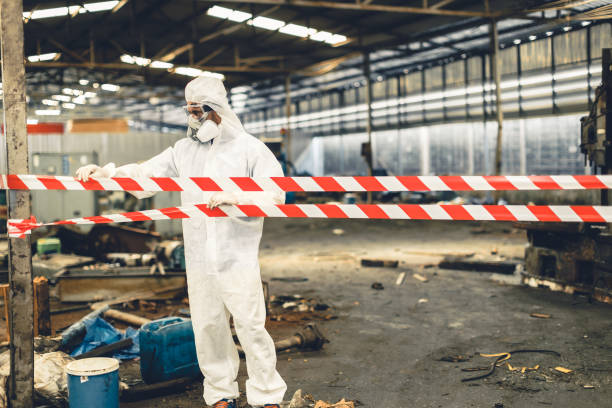 Professional Biohazard technician working in Springfield, MI